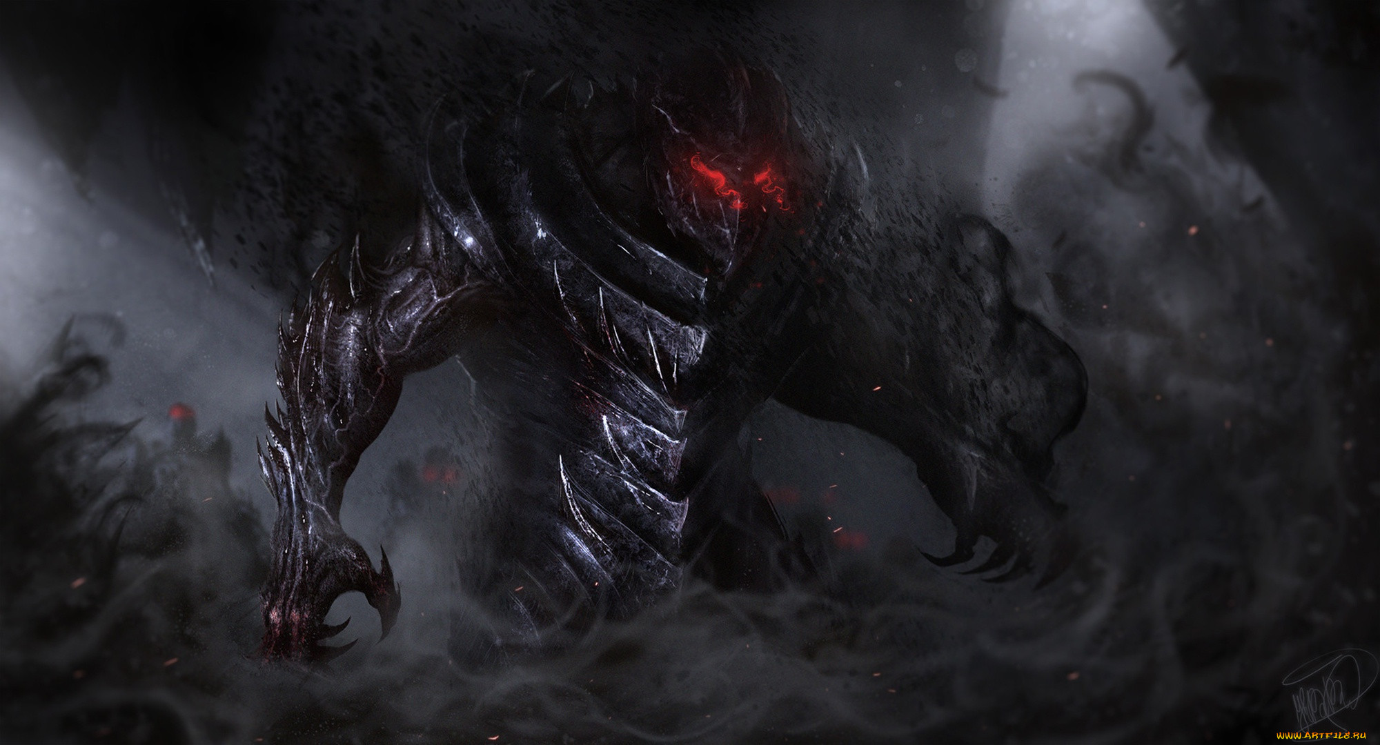, , , , , , art, , illustration, concept, demon, characters, vladyslav, kutuzov